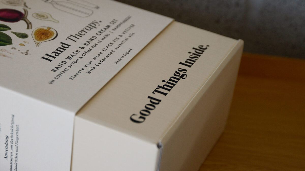 Aery Fig Lead Hand Cream Set Packaging Detail
