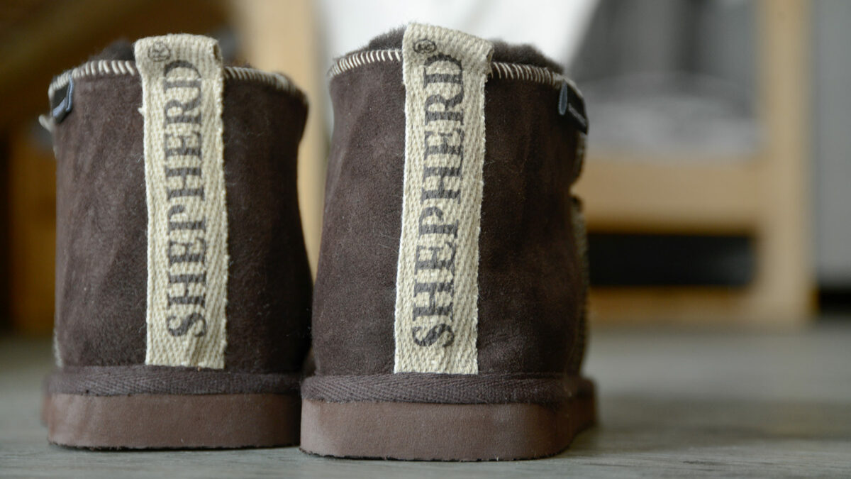 Andy Slippers Back Canvas Detail