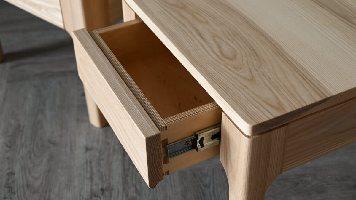 QUICK SHIP Ash Camden Bedside Drawer Tables - Image 12
