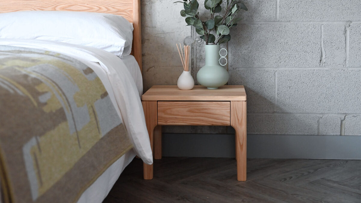QUICK SHIP Ash Camden Bedside Drawer Tables - Image 10