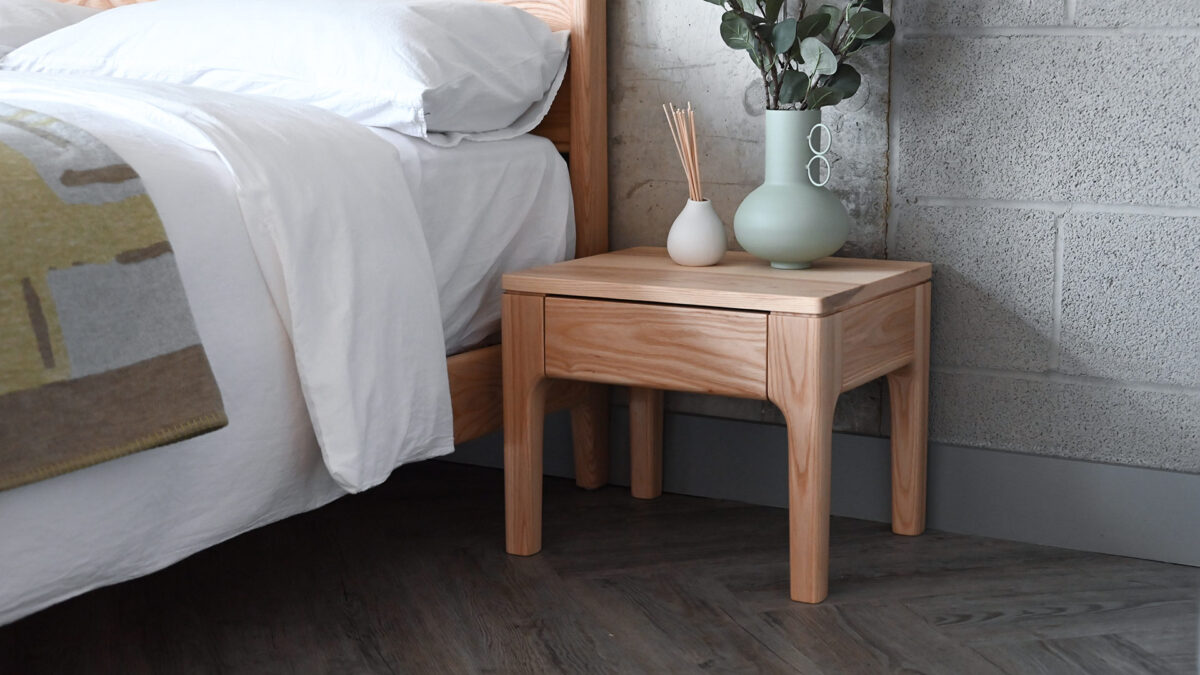 QUICK SHIP Ash Camden Bedside Drawer Tables - Image 11