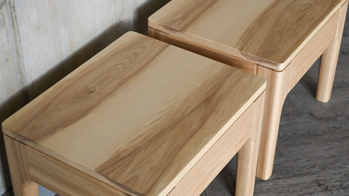 QUICK SHIP Ash Camden Bedside Drawer Tables - Image 5
