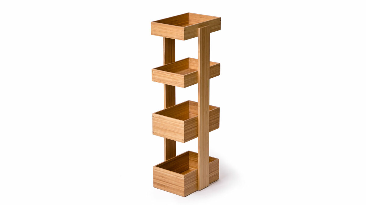 Bamboo caddy 4 tray arena