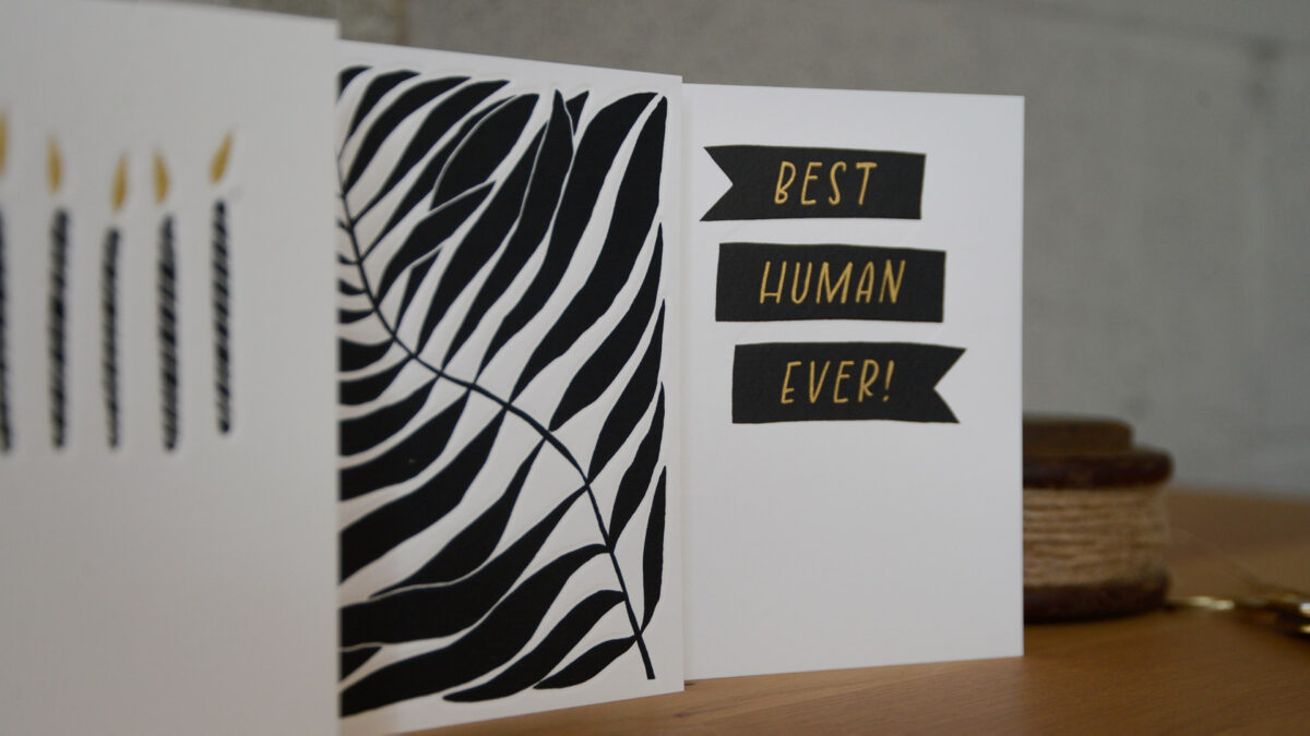 Black Gold Best Human Ever Leaf