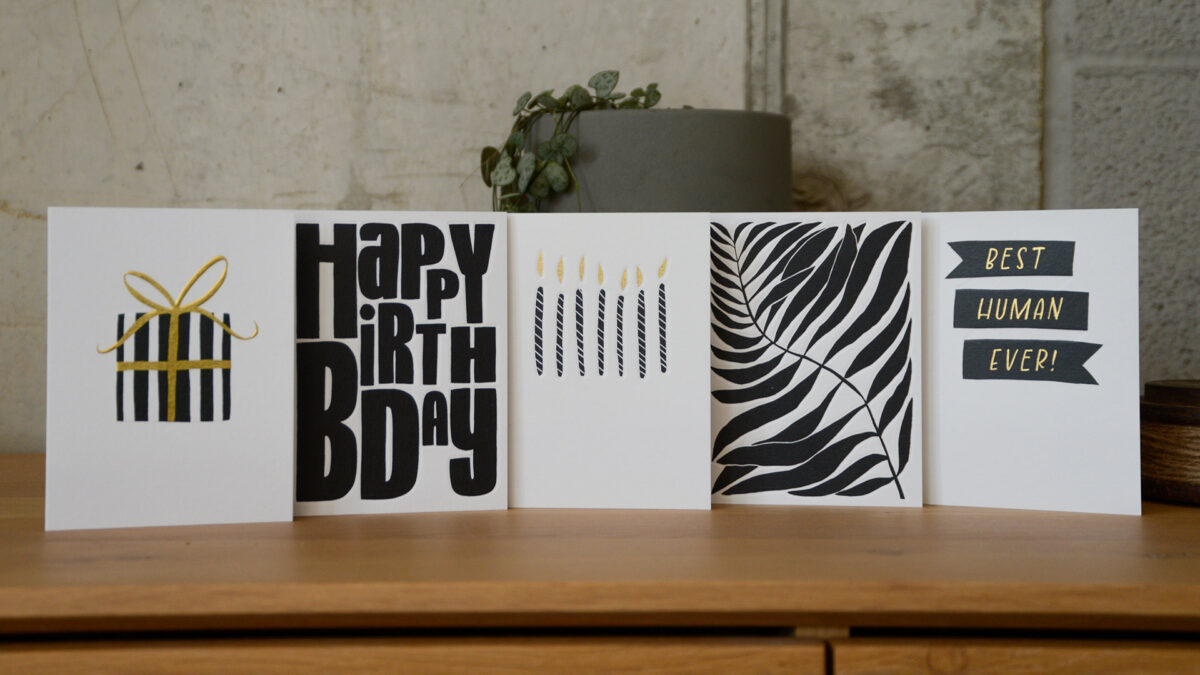Black Gold Set of 5 Cards