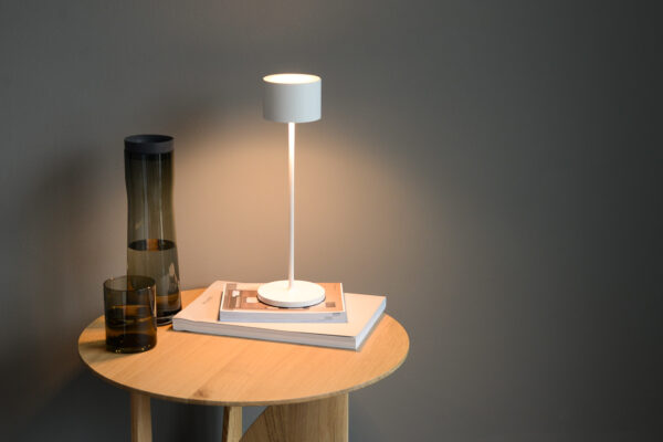 mobile LED table lamp with touch switch