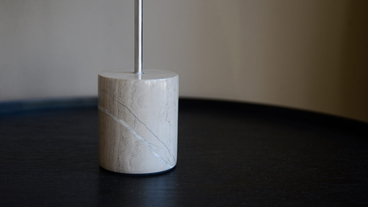 Blomus marble mirror base close up