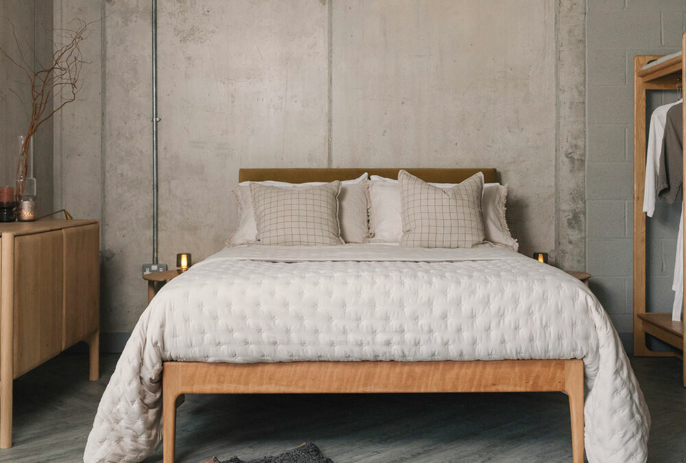 Bloomsbury with stone bedspread portrait