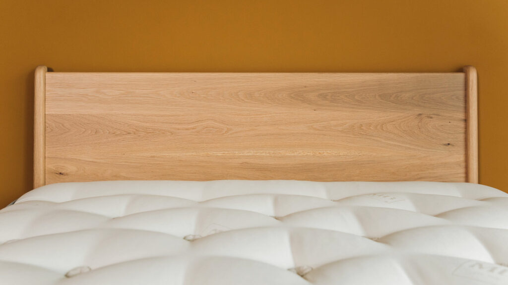 Camden bed headboard in oak 1
