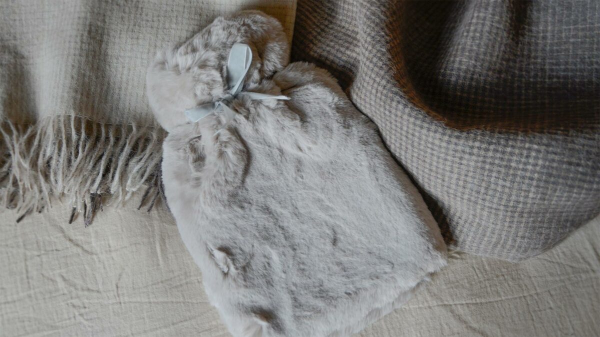 Chalk Grey Hot Water Bottle MAIN