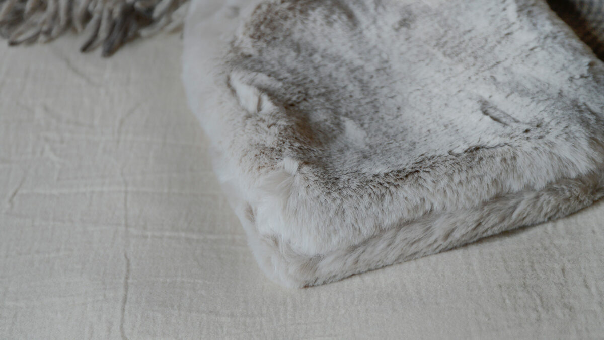 Chalk Grey Hot Water Bottle Texture Detail
