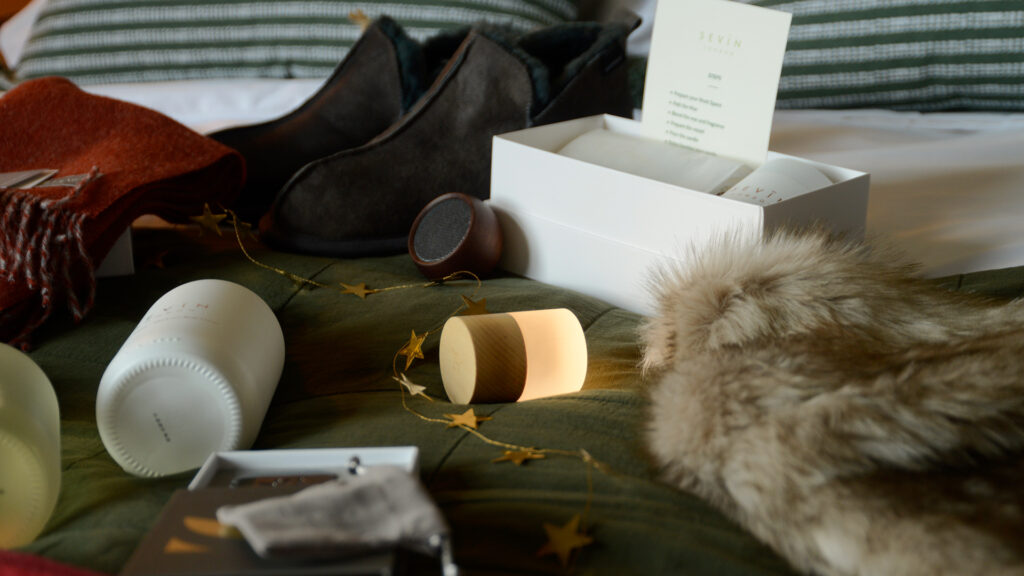 Christmas Gifts 2022 Flat Lay MiniLight Closeup