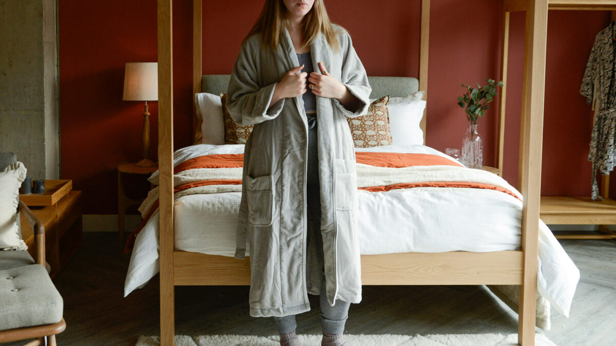 Christy Egyptian Cotton Grey Robe MAIN