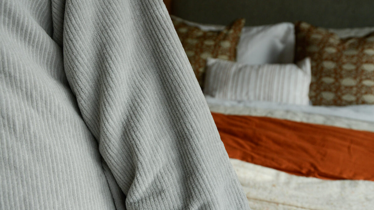 Christy Egyptian Cotton Grey Robe Texture Detail