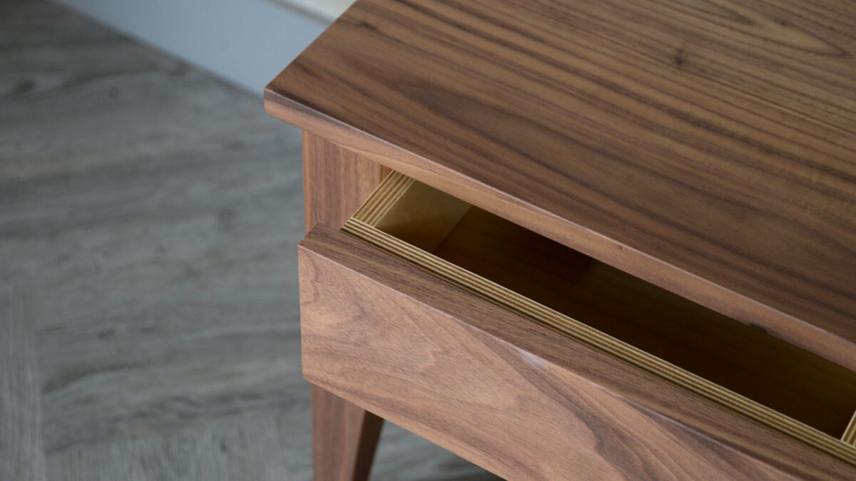 Cochin Drawer Table open drawer