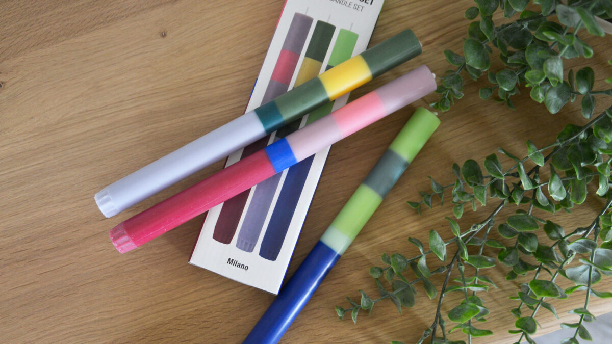 Colour Block Candlestick Sets