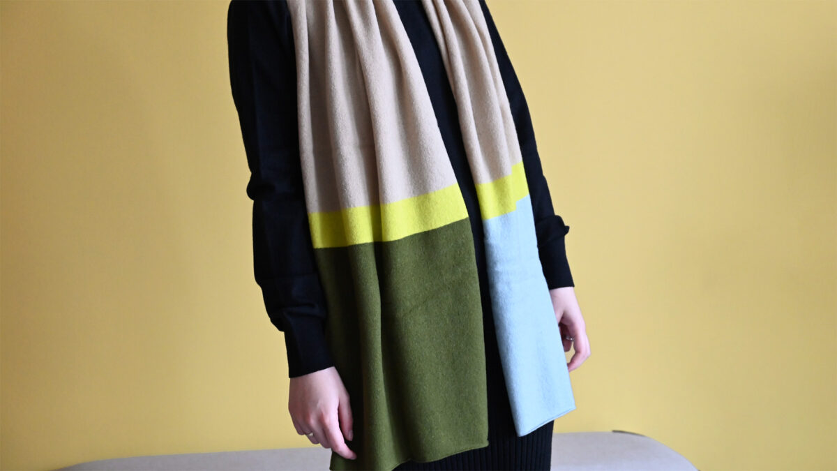 Wool & Cashmere Blend Scarves - 4 Colourways - Image 13