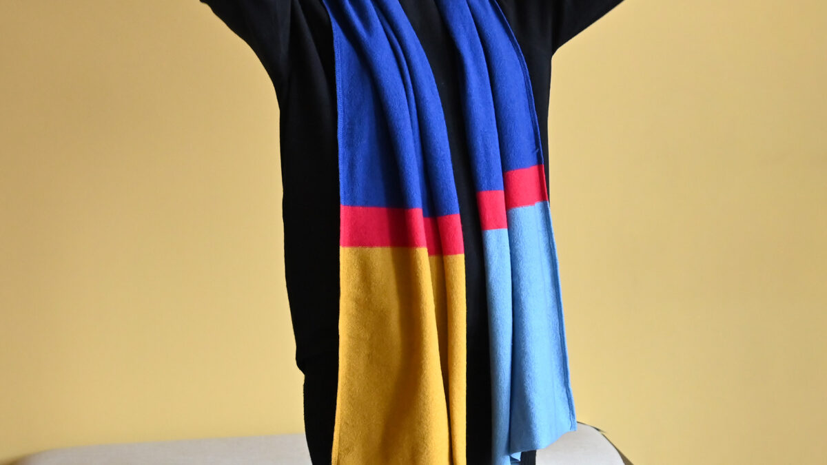 Wool & Cashmere Blend Scarves - 4 Colourways - Image 7