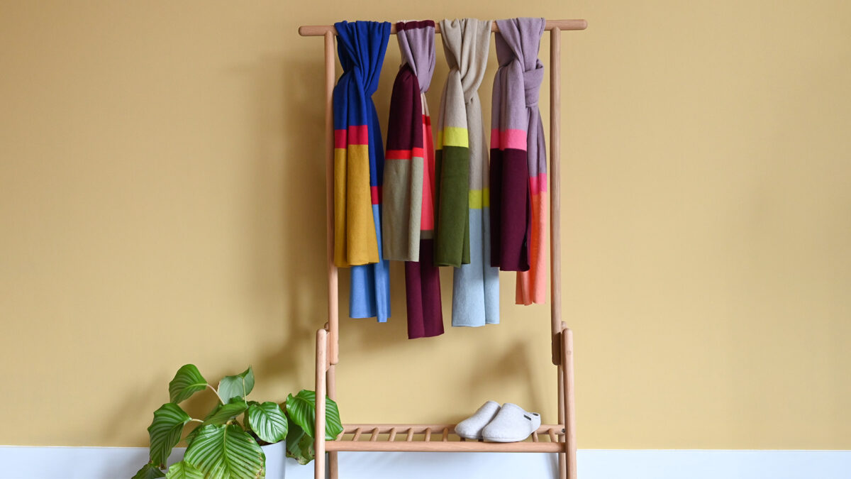 Wool & Cashmere Blend Scarves - 4 Colourways