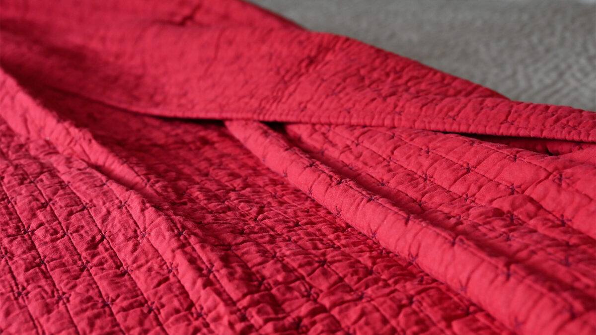 Quilted Cross Stitch Throws - 4 Colours - Image 16