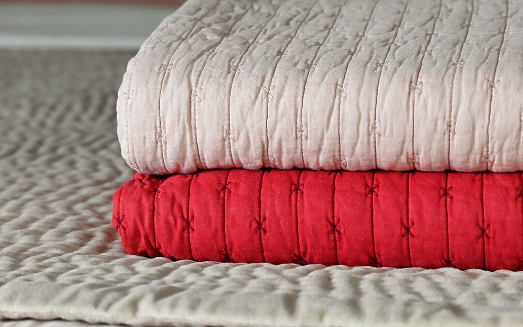 Quilted Cross Stitch Throws - 4 Colours - Image 14