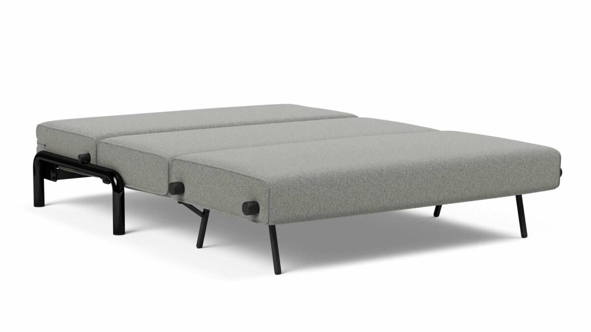 ramone modern sofa bed Double, shown opened out as a bed