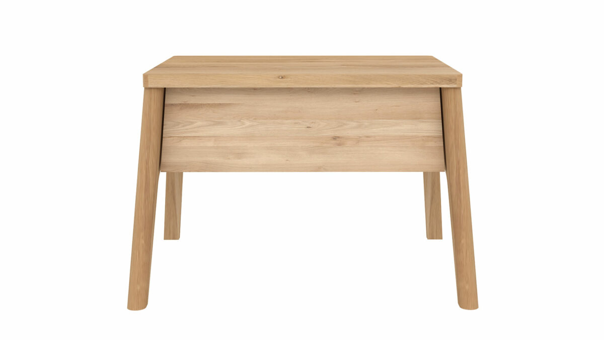 Ethnicraft Air bedside table front Oak