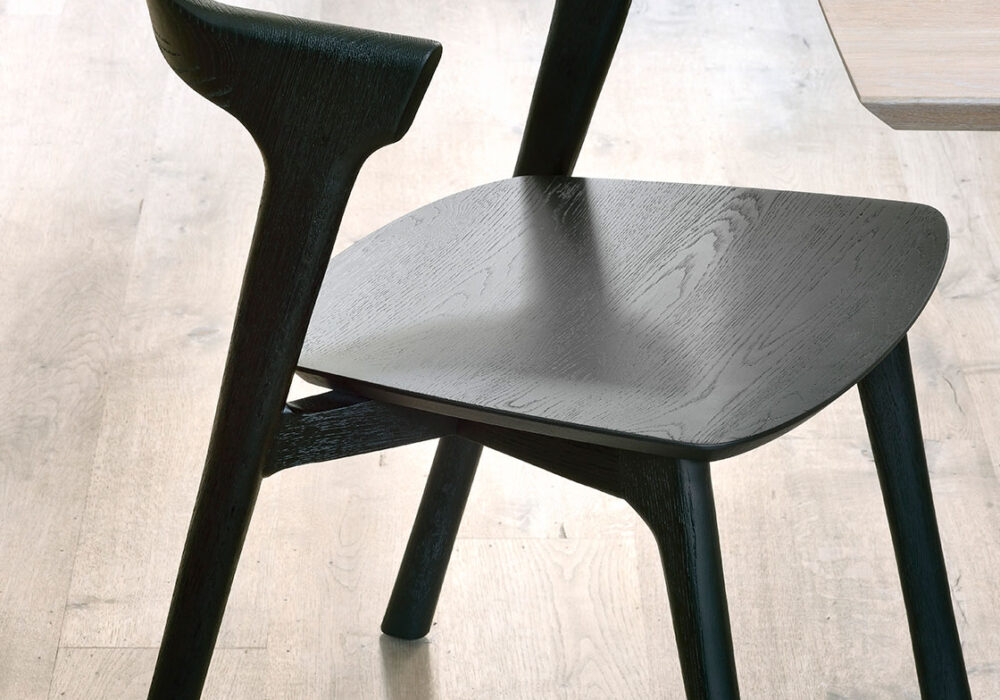 Ethnicraft Bok dining chair oak black 1