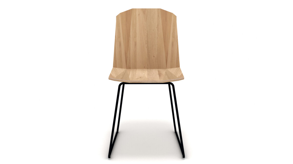 Ethnicraft-Facette-chair-Oak-front