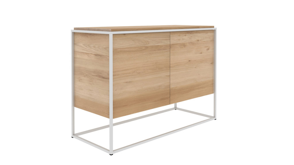 Ethnicraft-Monolit-sideboard-Oak-white-frame