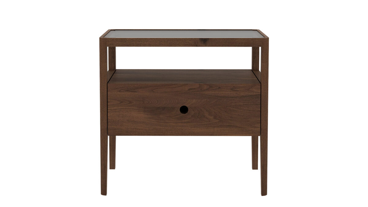 Ethnicraft-Spindle-bedside-table-Walnut