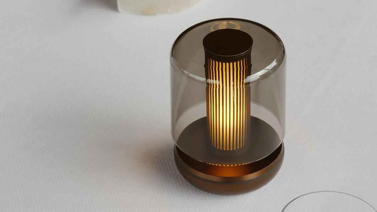 Firefly rechargeable lamp above