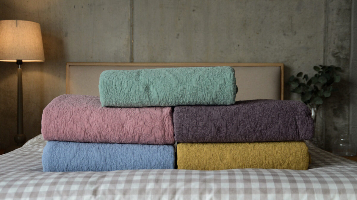 Floral Mandala Embroidered Bedspreads - 5 Colours