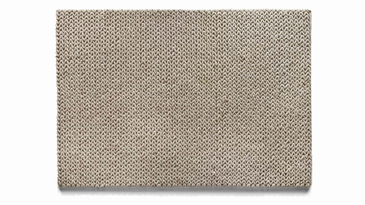 Fusion Handwoven Rug in Oyster Colour.