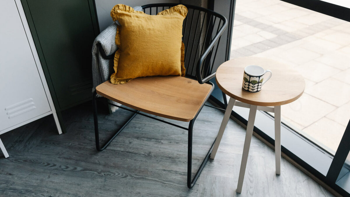 Gabbia chair from above