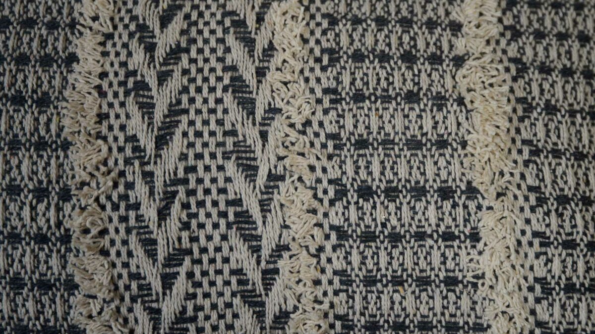 Geometric Boho Cushions Texture Close Up