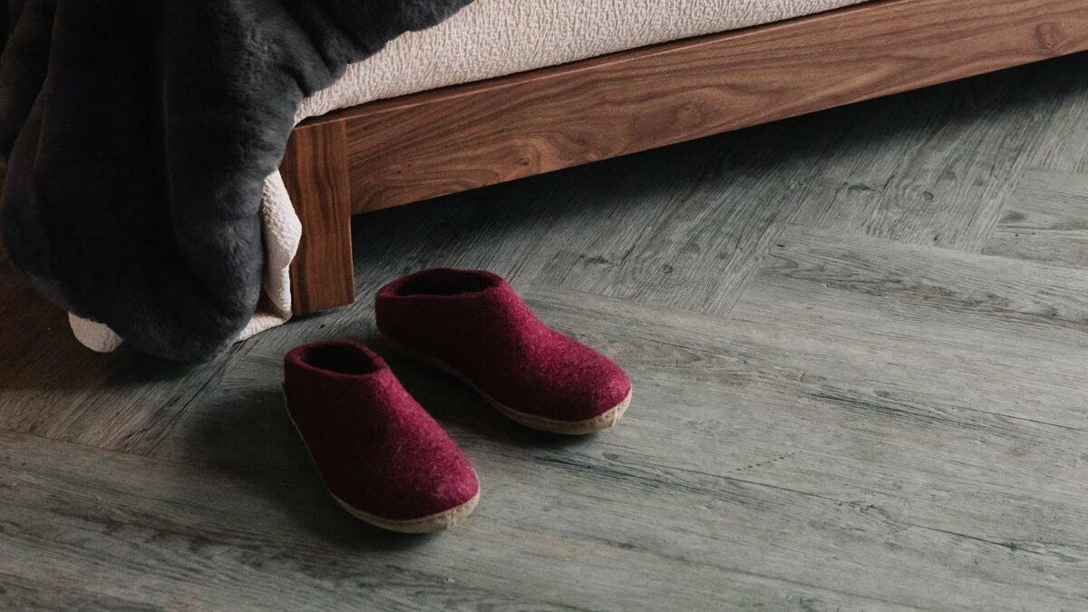 Glerups slippers - cranberry