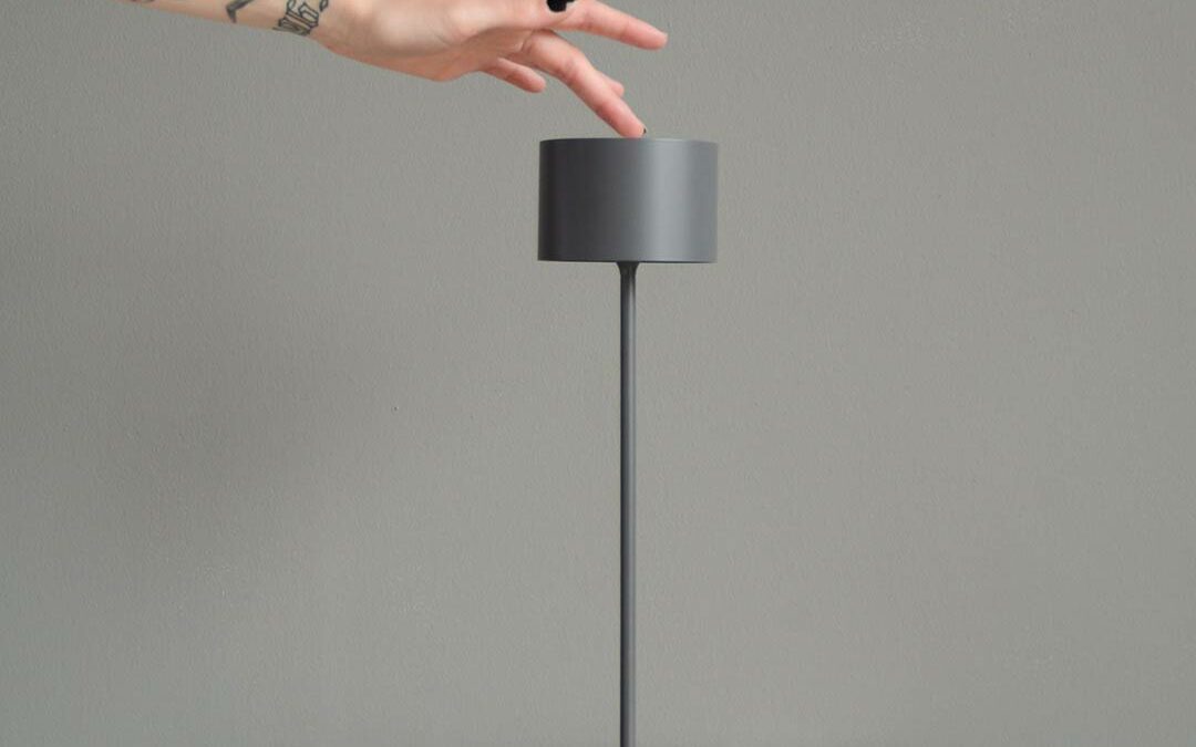 Grey BLomus Touch Lamp Demonstration
