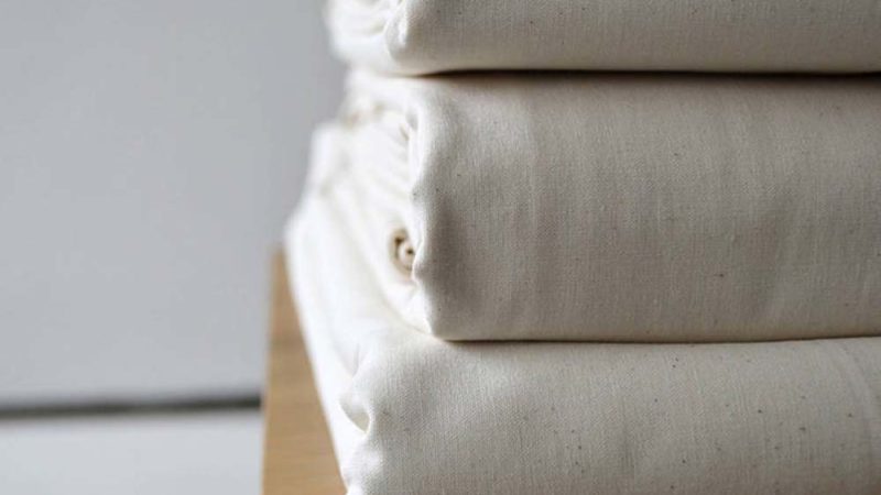 Certified Organic products - organic undyed unbleached cotton bedding