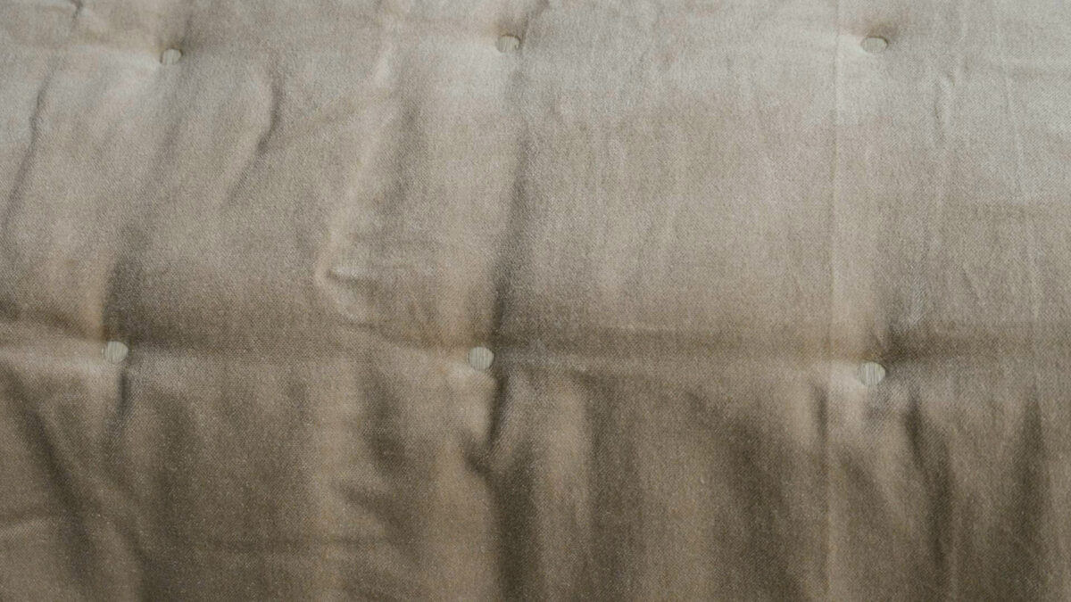 Jaipur Quilted Hazelnut Throw Texture Detail 1