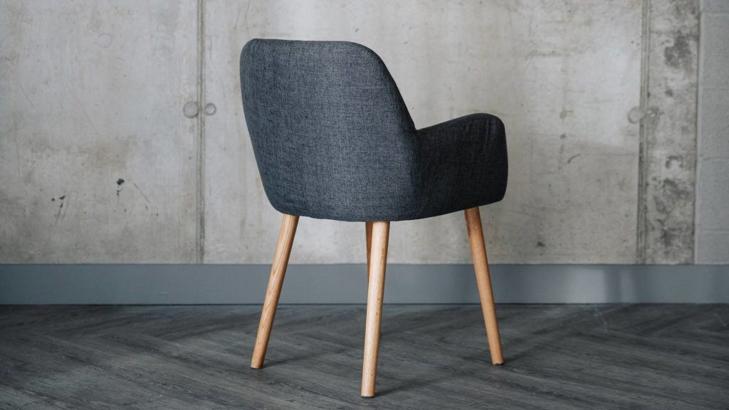 modern dining chair with arms