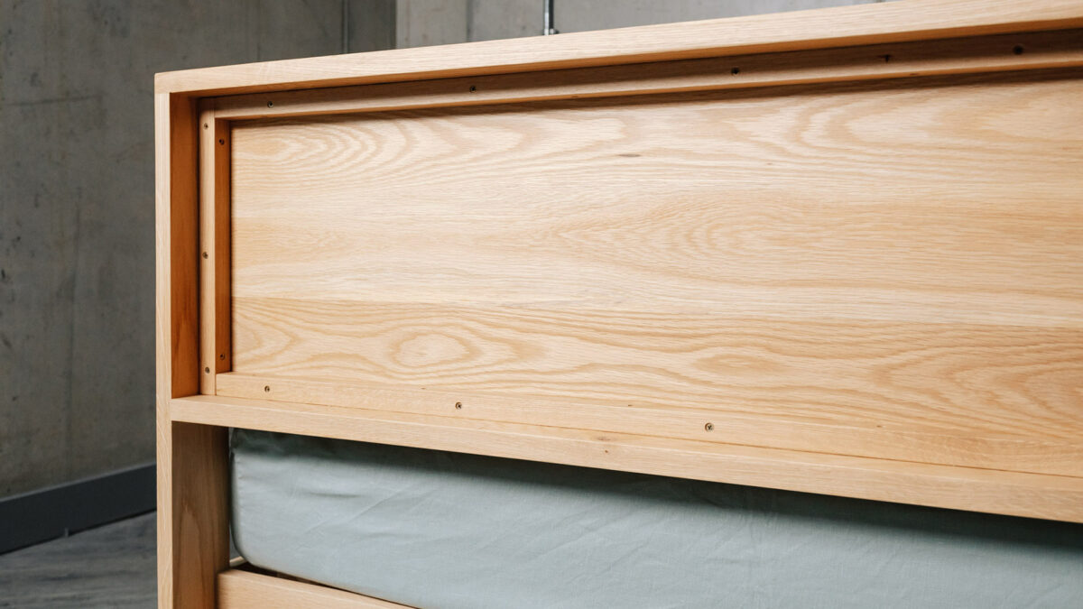 Leith bed design back of headboard