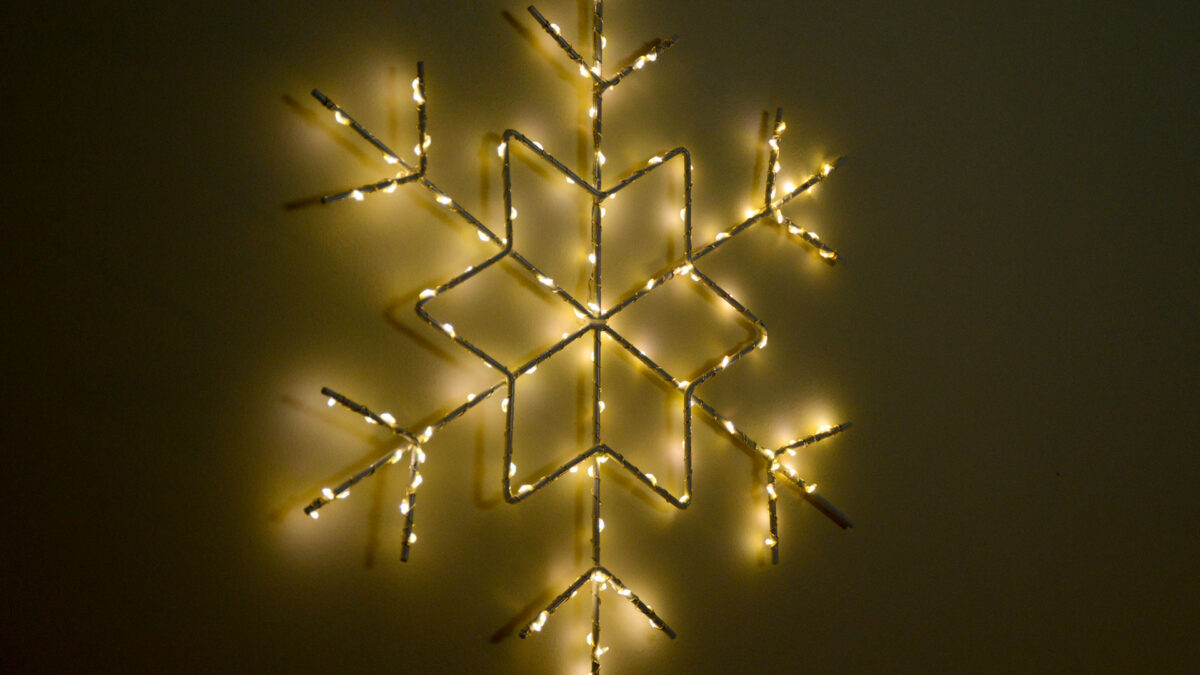 Light Up Snowflake Closeup 2