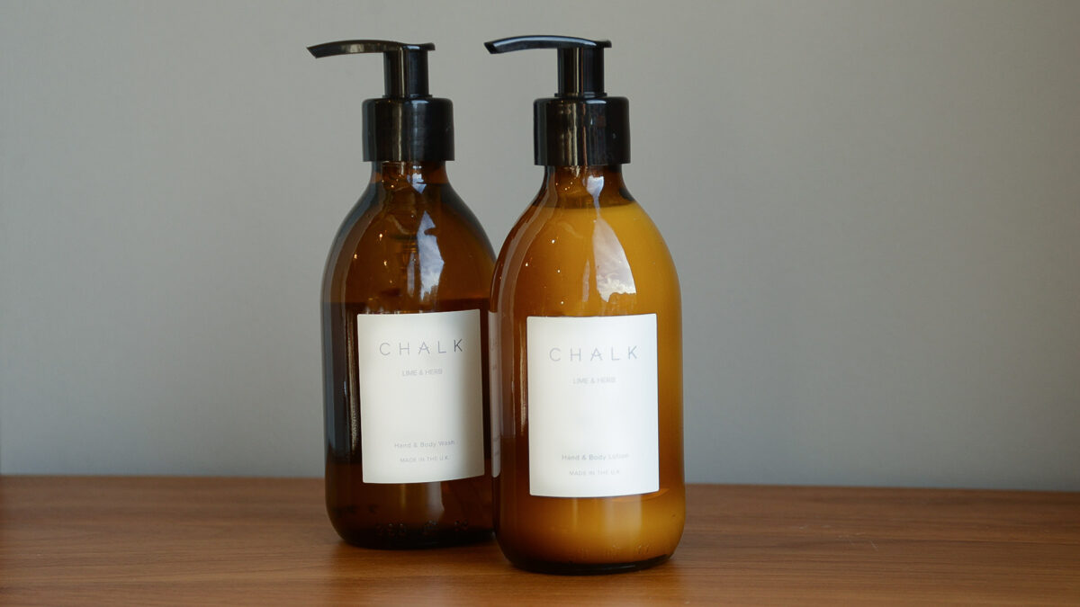 Lime and Herb Chalk Wash and Lotion set