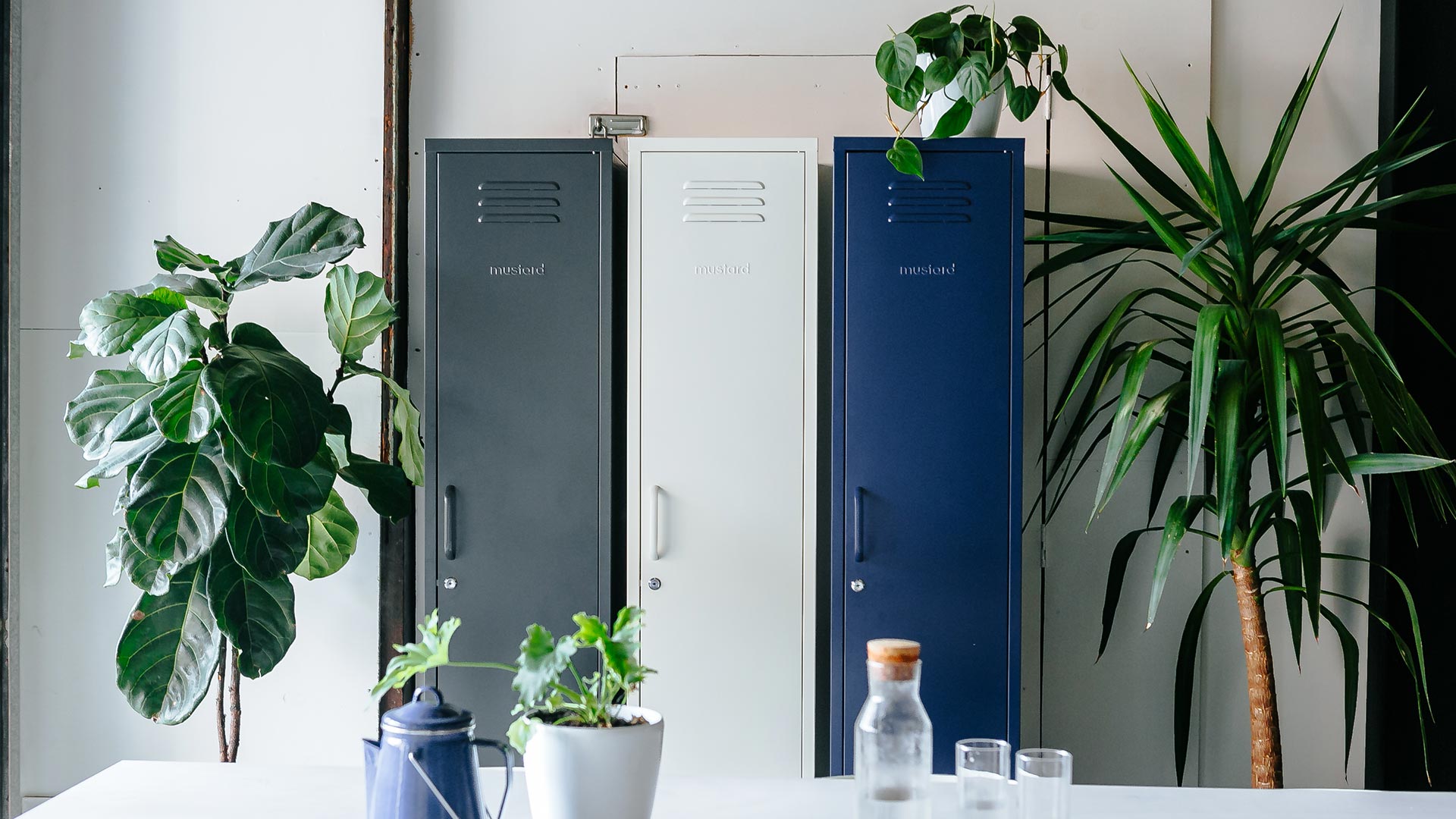 Tall Skinny Lockers Extra Storage