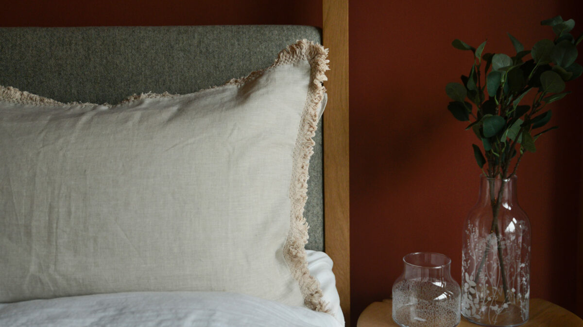 MM Linen Tasseled Pillowcases Natural on Highland