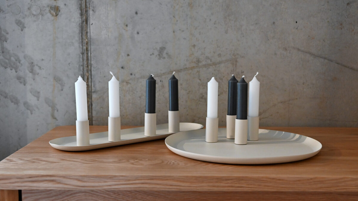 Magnetic Tray Candleholders - 2 Shapes