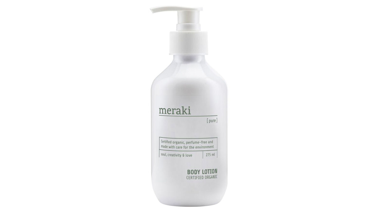 Meraki organic, perfume and paraben free body lotion