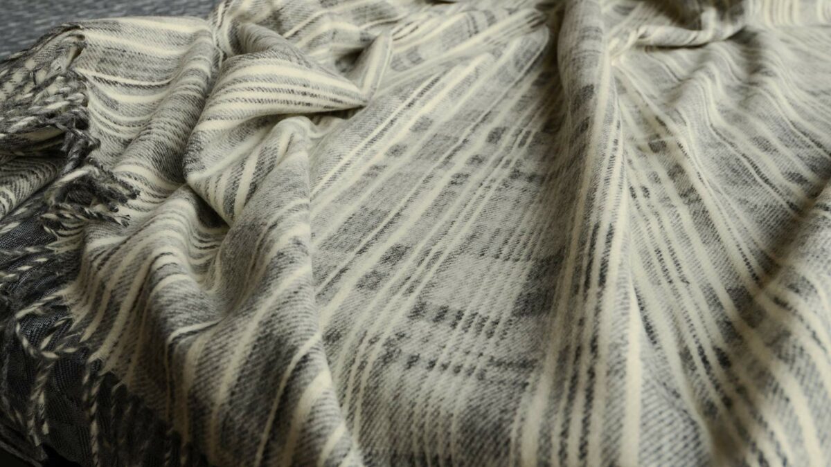 Merino-Wool-Grey-Stripe-Throw