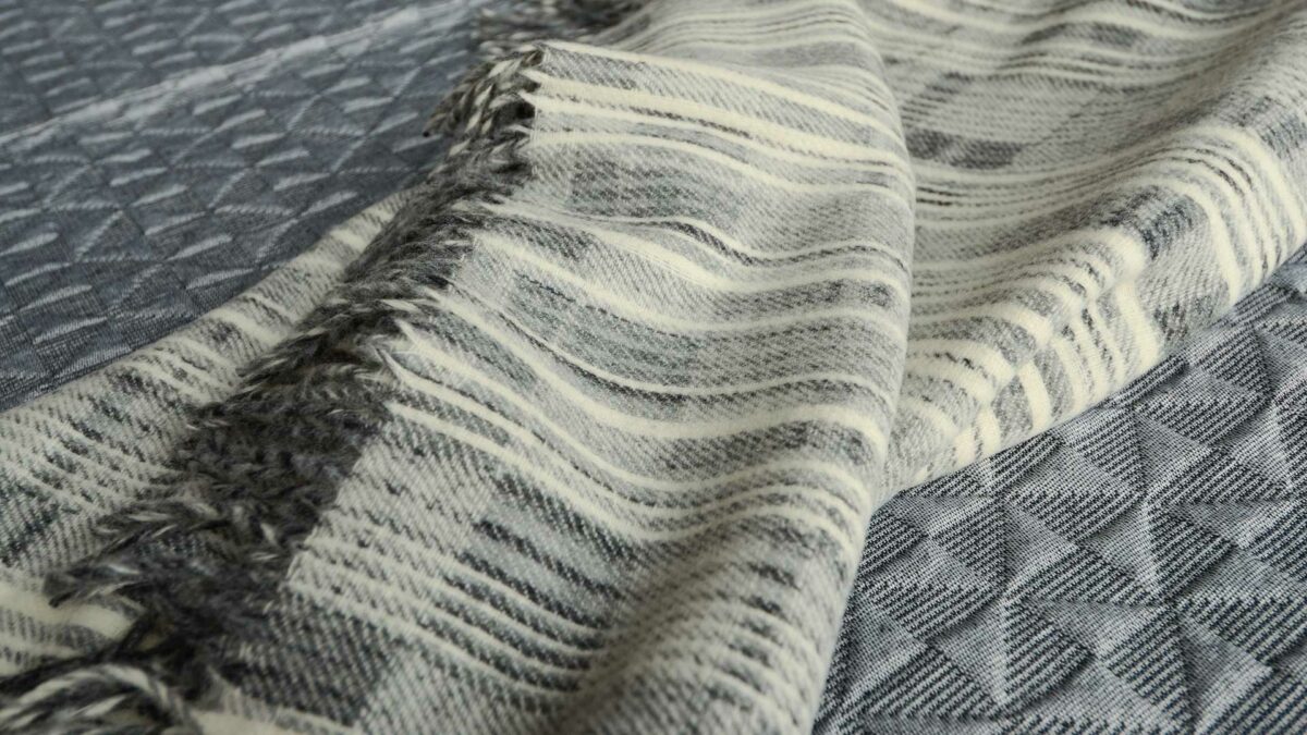 Merino-Wool-Grey-Stripe-Throw